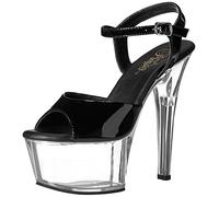 Pleaser ASPIRE-609 Blk Pat/CLR UK 8 (EU 41)