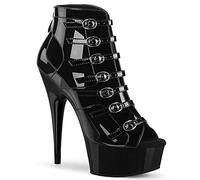 Pleaser Bottines -40 Shoes- DELIGHT60011 Noir