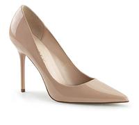 Pleaser CLASSIQUE-20, Chaussures à talons Femme - Beige (Beige (Nude Pat)), 38