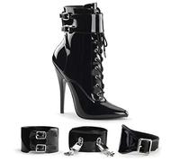 Pleaser Dom1023/b - Bottes femme -Noir (Black) - 42 EU (9 UK)