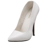 Pleaser Domina 420 Escarpins pour Femme, Blanc., 40 EU