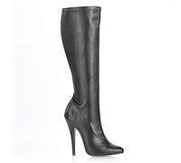 Pleaser Eu-Dom2000/B/Pu, Boots Femme - Noir (Blk STR PU), 44 EU