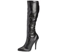Pleaser Eu-Sed2000/B/Pu, Boots femme - Noir (Blk Str Pu), 42 EU