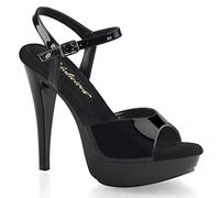 Pleaser Femme Cocktail-509 Sandales Ouvertes, Noir, 40 EU