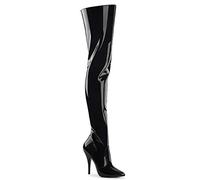Pleaser Femme Seduce-3010 Bottes à Tige Courte, Noir (Blk Pat), 38 EU