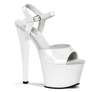 Pleaser Femme Sky-309 Plateau, Blanc (WHT Pat/WHT), 38 EU