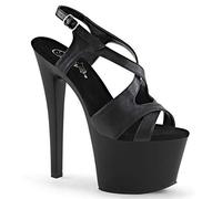 Pleaser Femme SKY-330 Sandales Plateforme, Noir, 41 EU