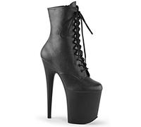 Pleaser FLAMINGO-1020 Blk Faux Leather/Blk Matte UK 4 (EU 37)
