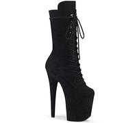 Pleaser FLAMINGO-1050FS Blk Faux Suede/Blk Faux Suede UK 7 (EU 40)