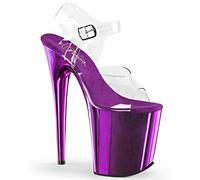 Pleaser FLAMINGO-808 CLR/Purple Chrome UK 9 (EU 42)