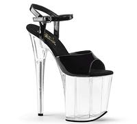 Pleaser FLAMINGO-809 Blk Pat/CLR UK 5 (EU 38)