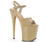 Pleaser FLAMINGO-809 Cream Pat/Cream UK 5 (EU 38)