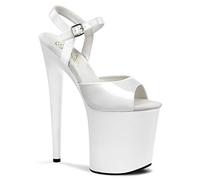 Pleaser Femme Flamingo 809 Plateau, Blanc (WHT Pat/WHT), 38 EU