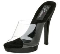 Pleaser Lip101/C/M, Escarpins Femme - transparent, 37 EU