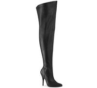 Pleaser Pink Label SEDUCE-3000WC Blk STR. Faux Leather UK 5 (EU 38)