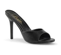 Pleaser Femme Classique-01 Sandales Ouvertes, Noir Black Kid PU, 41 EU