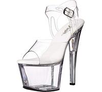 Pleaser Sandales ouvertes Sky-308vl pour femme, Transparent Clr Clr, 40 EU