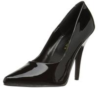 Pleaser - SEDUCE-420 - Pompes Femme, Noir (Black Patent), 45