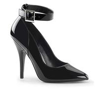 Pleaser SEDUCE-431, Escarpins femme - Noir - Nero (Blk Pat), 43 EU (10 UK)