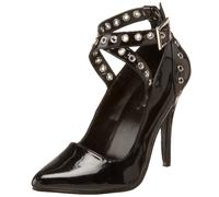 Pleaser Seduce-443 Hoch Femme - Noir - Vernis, 39 EU EU