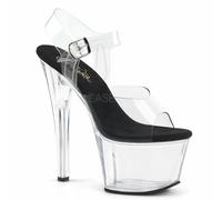 Pleaser SKY-308 CLR-Blk/CLR UK 3 (EU 36)
