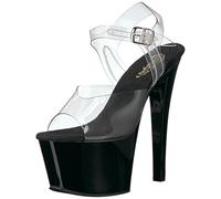 Pleaser SKY-308 CLR/Blk UK 5 (EU 38)
