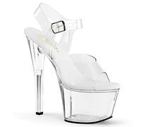 Pleaser Femme Sky-308vl Sandales Ouvertes, Transparent CLR CLR, 44 EU