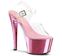 Pleaser Sky308/c/hpch, Sandales femme , Clr/B. Pink Chrome, 37 EU (4 UK)
