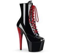 Pleaser Talon Haut Aiguille Plateforme 17.8cm Bottines ADORE 1020 Two Tone
