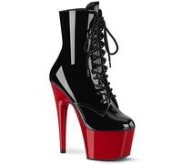Pleaser Talon Haut Aiguille Plateforme 17.8cm Bottines ADORE 1020 Two Tone