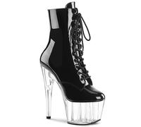 Pleaser Talon Haut Aiguille Plateforme 17.8cm Bottines ADORE 1020 Two Tone