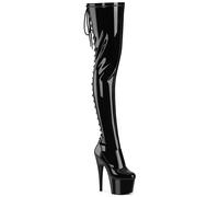 Pleaser Talon Haut Aiguille Plateforme Paillette 17.8cm Cuisse Bottes Femmes