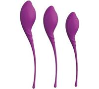 Pleasure Balls & Eggs Kegel Exercise Set Real Mouth Stroker Purple Taille Unique
