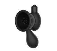Pleasure Pumps Vibrating Nipple Teasers Long John Thrusting Vibre Black Taille Unique