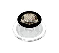 Pleat Grid Ready Plissage Textile Atelier PopSockets PopGrip pour MagSafe