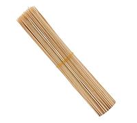 Pleayietoopiatiey Lot de 100 brochettes en bambou durables pour légumes, feu de camp, viande, 40 cm