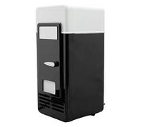 Pleayietoopiatiey Mini barre chauffante USB portable pour réfrigérateur de voiture pour 1 canette, bureau, chambre à coucher, noir, 95 x 95 x 195 mm