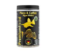 Pleco & Catfish Algae Wafers, 480 g, nourriture principale pour poissons-chats, herbivores, convient pour tous les poissons d'ornement herbivores