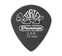 Plectres noirs pour guitare - Dunlop Pack de 72 .73 mm