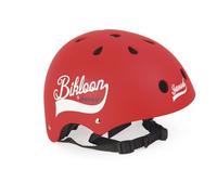 Janod - Bikloon - Casque Rouge pour vélo et vélo d'équilibre pour Enfants - Taille Ajustable 47-54 cm - 11 Trous de Ventilation - pour Les Enfants à partir de 3 Ans, J03270