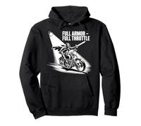 Plein Armure Plein Gaz Motard Chrétien Sweat à Capuche
