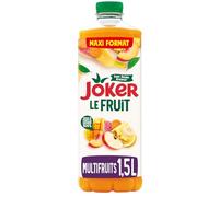 Plein de fruits sans sucres ajoutés - JOKER Jus Multifruits, format familial 1,5L - Lot de 4