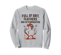 Plein de grain, de plumes et de détermination du poulet Sweatshirt