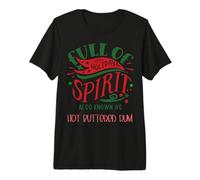 Plein de l'esprit des Vacances Alias Boissons Chaudes au Rhum beurré T-Shirt Haut de Gamme