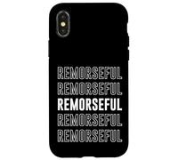 Plein de remords Coque pour iPhone X/XS