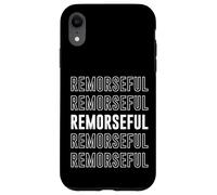 Plein de remords Coque pour iPhone XR