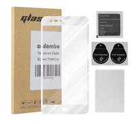 Cadorabo Plein Écran Film De Protection Compatible Avec Lg K4 2017 En Transparent Avec Du Blanc - Verre De Protection D'écran Durci (Tempered) D'une Dureté De 9h Avec 3d Touch