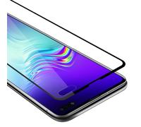 cadorabo Verre Trempé couverture complète compatible avec Samsung Galaxy S10 5G en TRANSPARENT avec NOIR - Verre de protection d'écran trempé (Tempered) en dureté 9H avec 3D touch