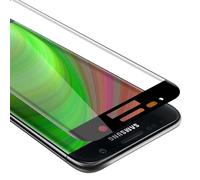 cadorabo Verre Trempé couverture complète compatible avec Samsung Galaxy S7 en TRANSPARENT avec NOIR - Verre de protection d'écran trempé (Tempered) en dureté 9H avec 3D touch