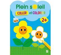 Plein soleil - Coller et colorier 2+ - Collectif - Le Ballon Eds - broché - Livre-jeu